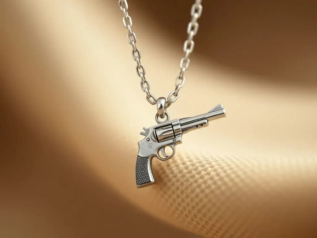 Naszyjnik z pistoletem: Co naprawdę oznacza? Symbolika i styl.